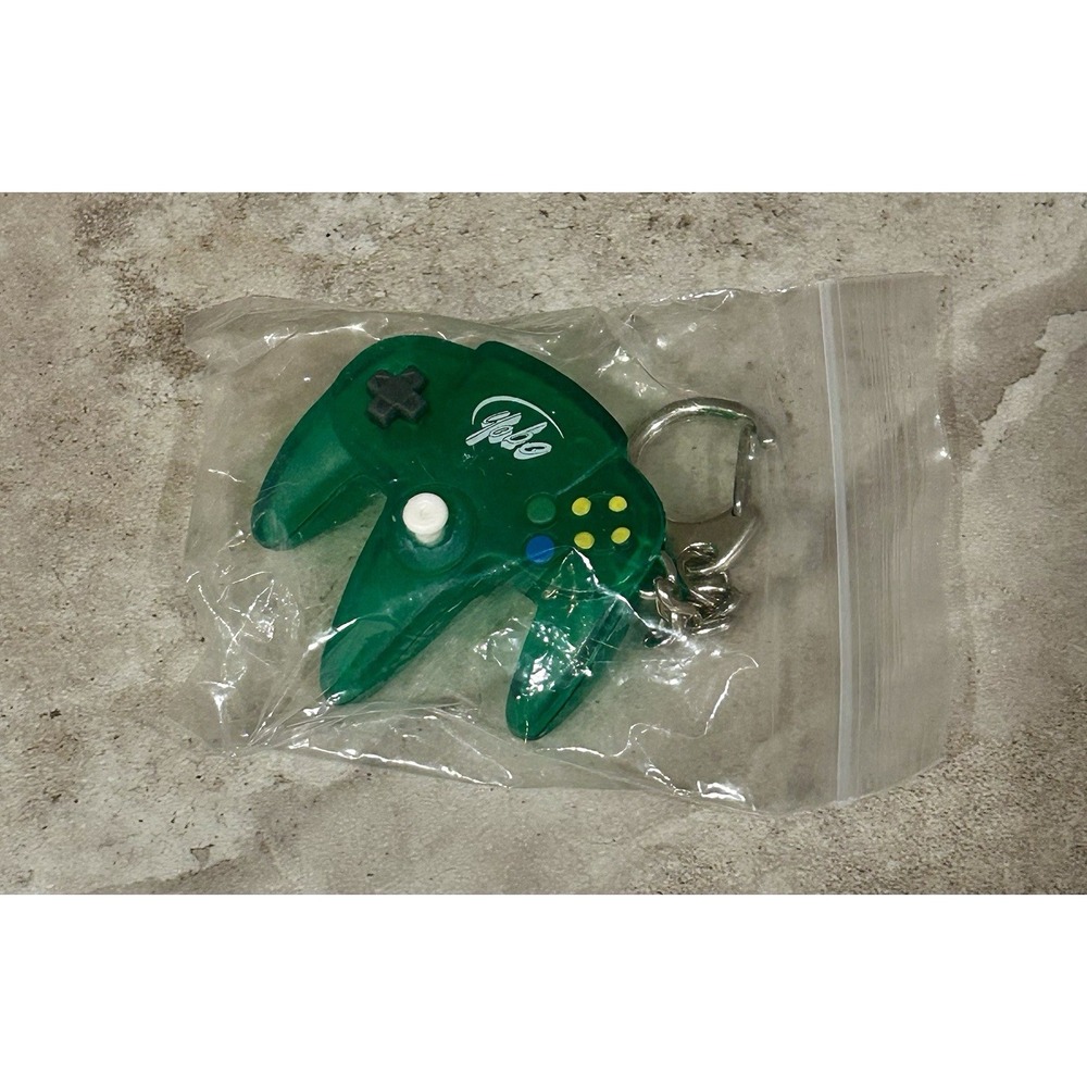 N64 Nintendo 64 Controller Keychain GREEN